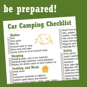 camping preperation checklist