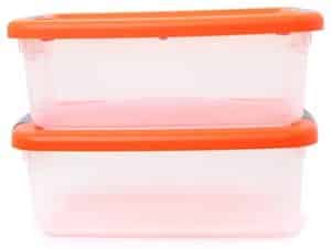 clear storage bins