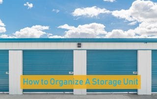 how to organize a storage unit