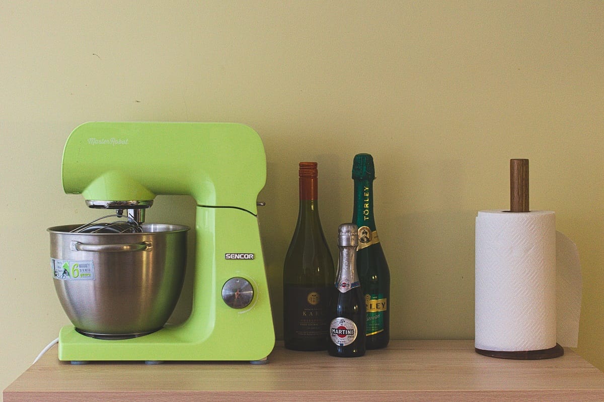 mixer and kitchen appliances appliances on counter