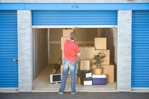 Grand Junction man using a storage unit before he moves