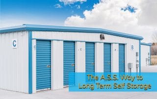 All Secure Storage units ready for your long term self storage needs.